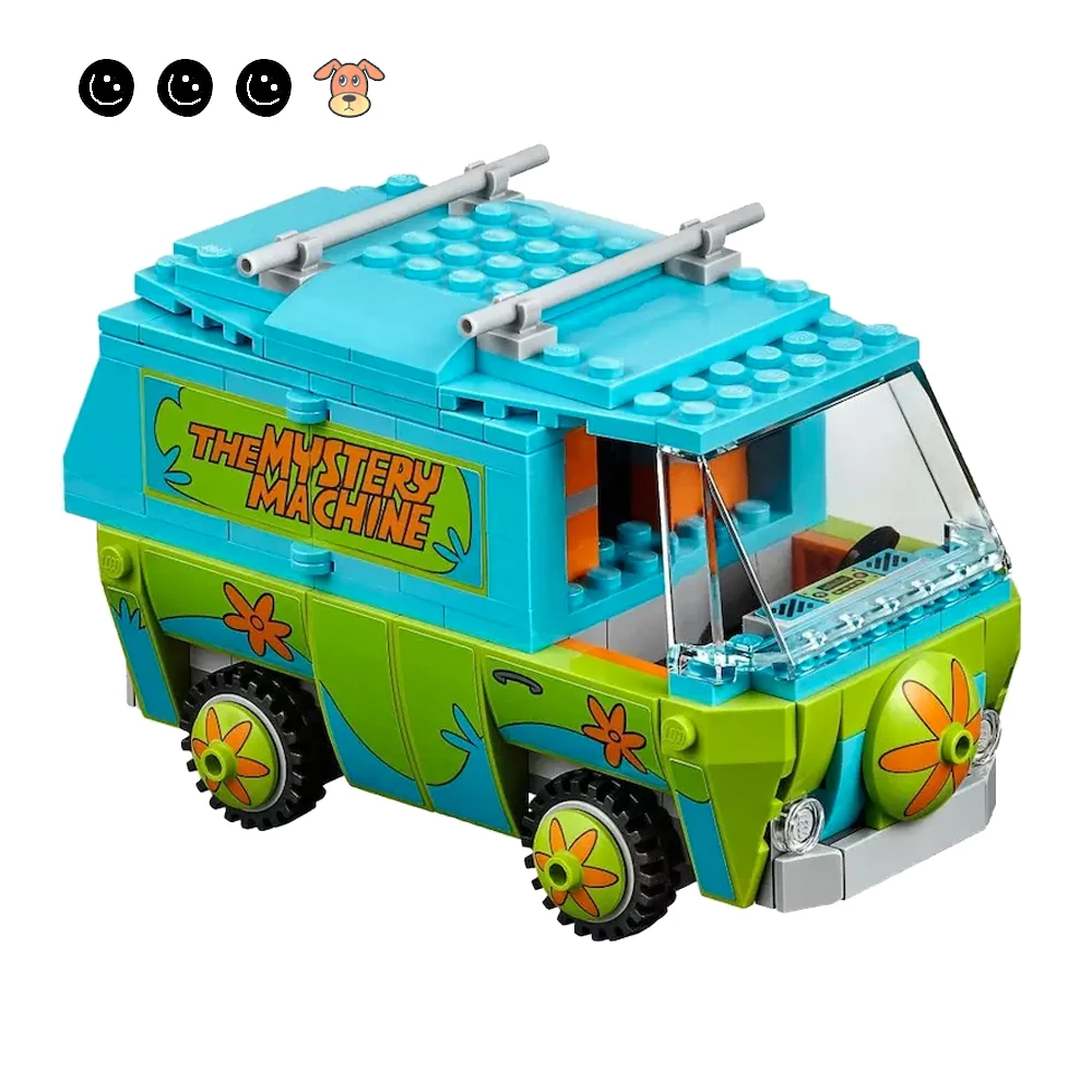 Подходит для серии Scooby Doo фильмы 75902 Набор Таинственный автомат фигурки животных