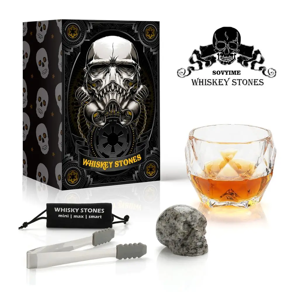 Sovyime Coffret Cadeau de 2 Verres à Whisky, Pierres à Whisky pour Homme,  Coffret en Bois, Cadeau d'anniversaire pour Papa, Grand-père, Mari, Petit  ami, Saint-Valentin, Fête des Pères : : Cuisine et