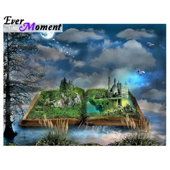 

Ever Moment 5D DIY Diamond Art Paintings Scenery Leisure At Home Handicrafts Square Stones Mosaic Making Room Decoration 4Y1126