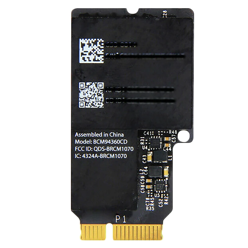 

For Apple Broadcom BCM94360CD Wifi Card 802.11Ac 2.4/5GHz 1.7Gbps Bluetooth 4.0