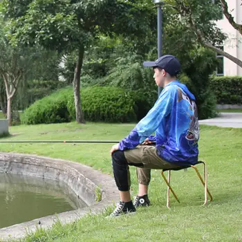 

Portable New Quality Outdoor Foldable Fishing Chair Ultra Light Weight Folding Camping Aluminum Alloy Picnic Fishing Chair with