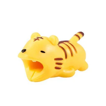 

Cute Cartoon Animel Cable Protector For Iphone Xiaomi Huawei USB Cable Chompers Holder Charger Wire Organizer Phone Accessories