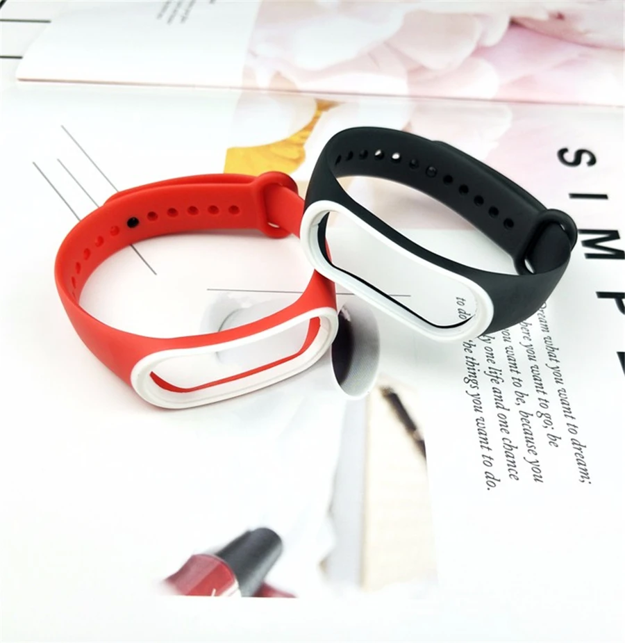 Новый модный силиконовый сменный ремешок для часов Xiaomi mi браслет 3 4 miband аксессуар