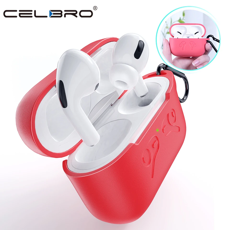 Мягкий силиконовый чехол для Airpods Pro Air pods защитный наушников силиконовые чехлы