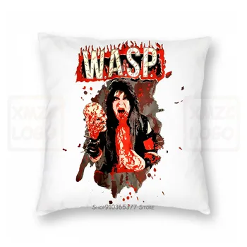 

Vintage Wasp Gunsnroses Tour Band Rock Black Pillow case Unisex S 234Xl M235 Women Men