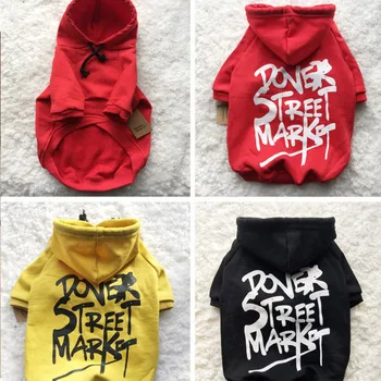 

Fashion Dog Hoodie French Bulldog T Shirts Leisure Letter Printed Dogs Clothing For Small Medium Dogs Costume Pitbull Pug