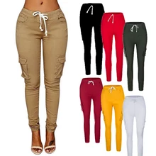 *#Best Price Women Thin Skinny Pant Pocket Joggers Slim High Waist Pencil Pants Ladies Multi Pockets Trouser Plus Size Pantalones Mujer *#Best Price Women Thin Skinny Pant Pocket Joggers Slim High Waist Pencil Pants Ladies Multi Pockets Trouser Plus Size Pantalones Mujer