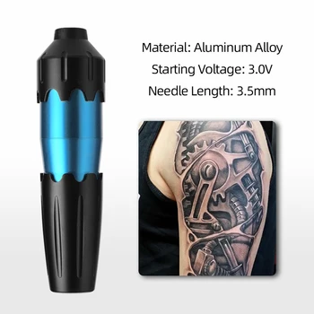 

Aluminum Alloy Rotary Tattoo Machine Pen Type Shader Liner Coloring Tattoo Motor Power Cord Kit for Artists Tattoo Supply