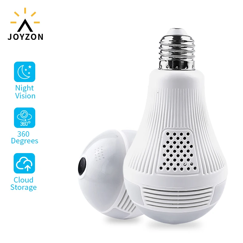 Беспроводная панорамная камера видеонаблюдения Joyzon светильник с функцией