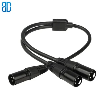 

XLR TO 2XLR Canon XLR TO XLR 3Pin Male to Female Microphone Extension Cable Cord Amplifier Guitar Audio Extension Cable Cord