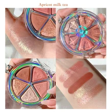 

5-color Eyeshadow Blusher Palette Pearlescent Matte Eyeshadow Eye Makeup Cosmetics Tool Waterproof maquiagem