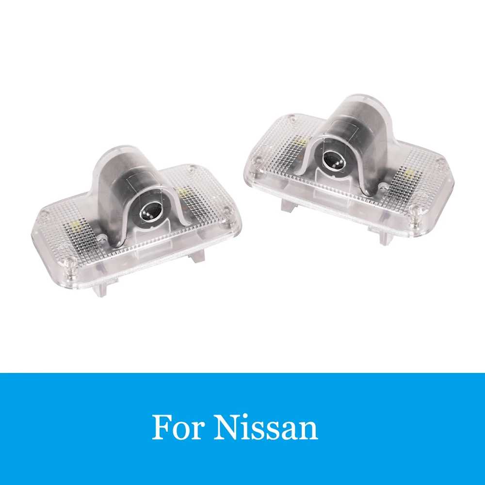 2Pcs Entry LED Logo Light Car Door Courtesy Lamp For Nissan Murano Z50 Z51 Teana J31 GT-R R35 X-trail T30 T31 Laser Projector | Автомобили