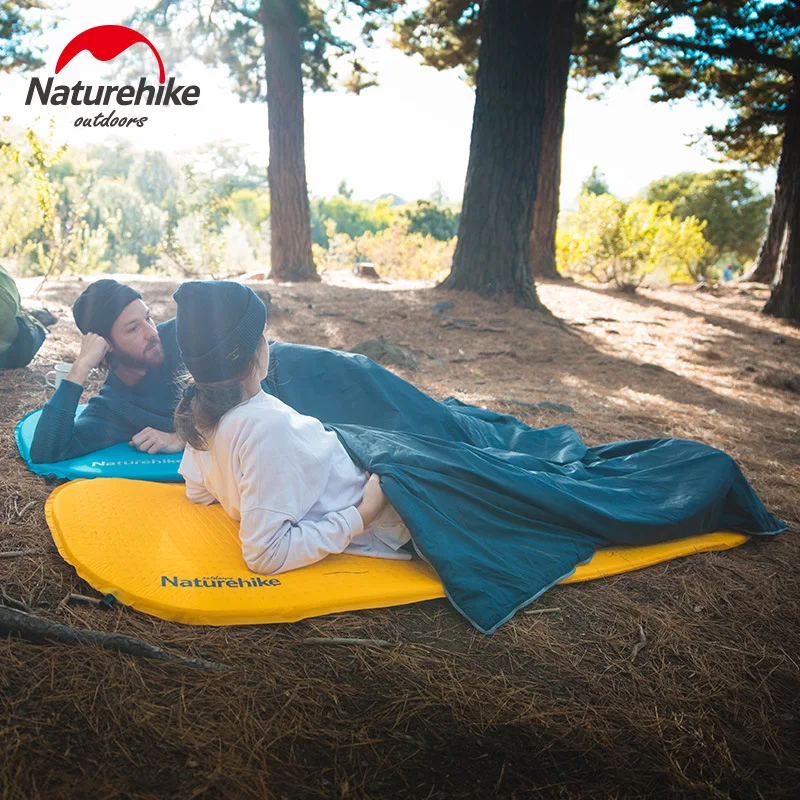 

NH Naturehike Outdoor Ultra-Light Sponge Automatic Inflatable Pad Sleeping Mats Portable Moisture-Proof Mat Open Country Single