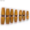 10pcs Imitation Tooth Wood Toggle Olive Buttons Sewing Craft DIY Accessory Bag Compatible with Clothing Coat Jacket Overcoat 4