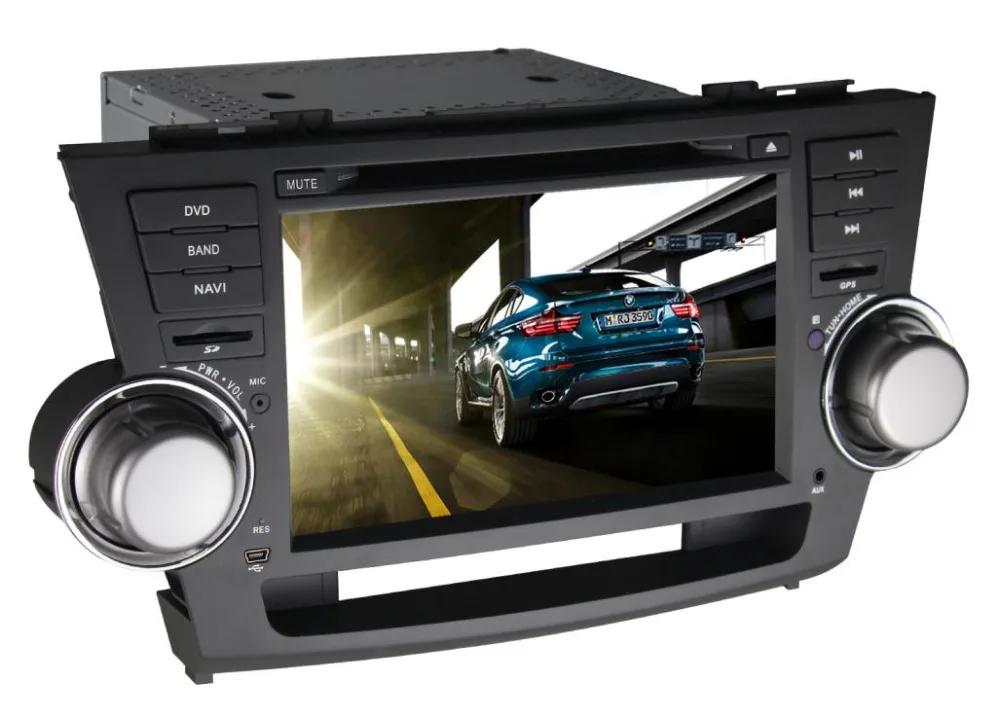 1024*600 четырехъядерный Android 8 1 для TOYOTA HIGHLANDER 2008 2009 2010 2011 2012 2013 автомобильный DVD