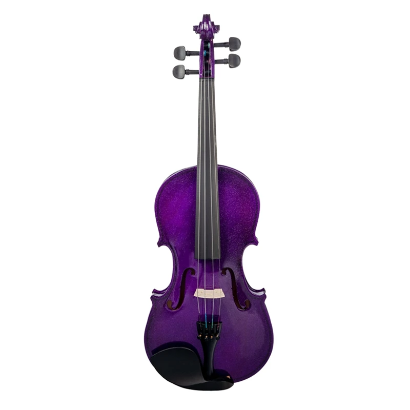 

Solid Wood Violin Bright Beech Violin 4/4 Model Beginners Practice Popular Violin
