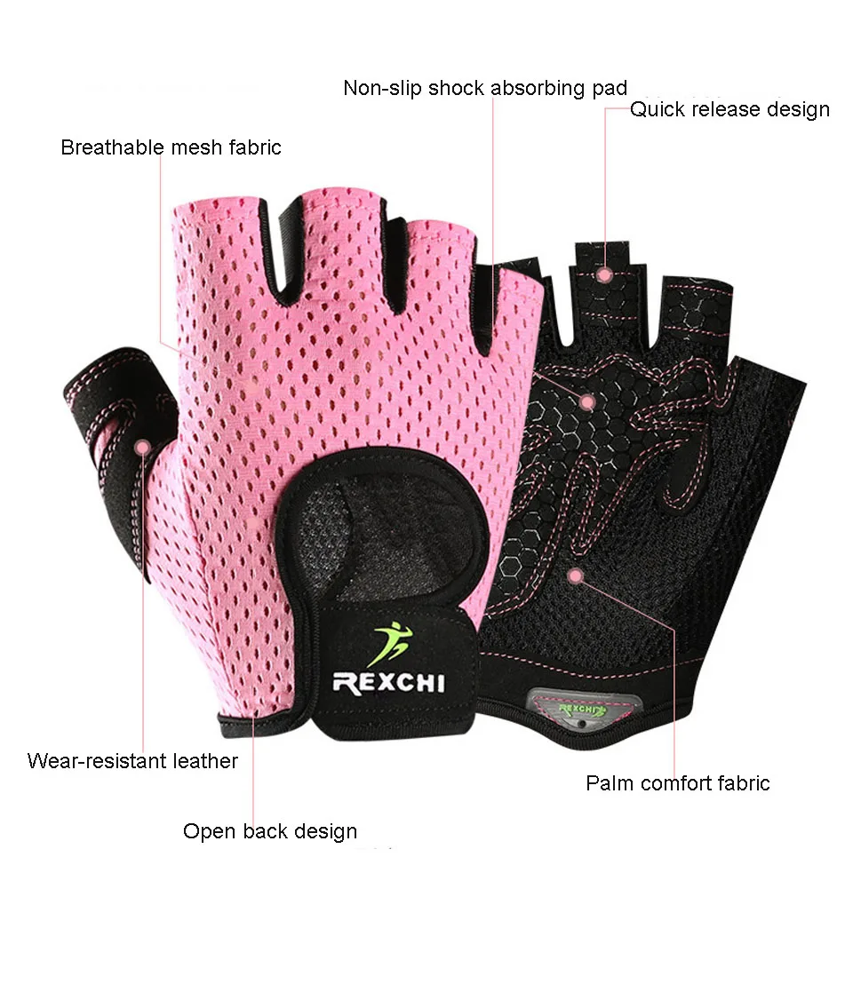 Спортивная Тяжелая атлетика для занятий йогой для мужчин/wo мужские фитнес-перчатки бодибилдинг, тренировка, дышащие Нескользящие перчатки с половинным пальцем