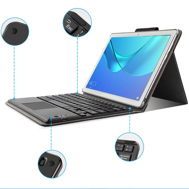 Чехол для клавиатуры huawei M5, беспроводная bluetooth-клавиатура 8 дюймов, чехол с магнитной крышкой для сна/пробуждения