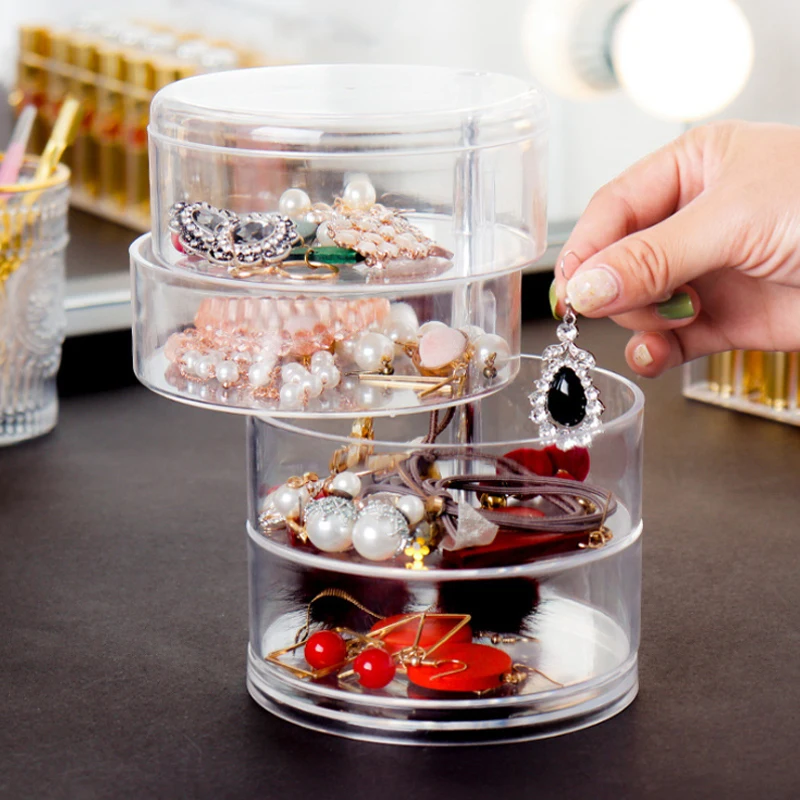 Details about   13x9x3.5cm Transparent Rectangle Jewelry Storage Lock Box/Container H3 