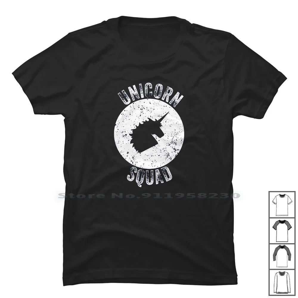 Maglietta Unicorn Squad 100% Cotone Simbolo Popolare Venditore Squad Quad Nico Corn Uni Ny Symbol Funny