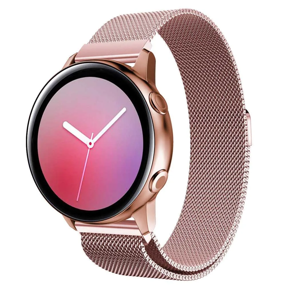 20 мм Миланский ремешок для samsung Galaxy watch active active2 40 мм 44 мм ремешок для часов Ремешок для Huami Amazfit GTR 42 мм/GTS