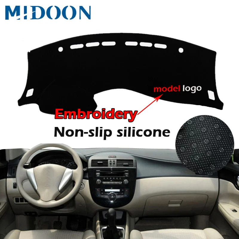 Чехол MIDOON для Nissan tiida c12 2011-2019 чехлы стайлинга автомобиля коврик приборной панели