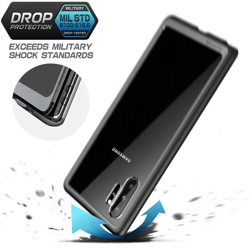 Чехол SUPCASE для samsung Galaxy Note 10 Plus( выпуск) UB style Premium Hybrid TPU бампер защитный прозрачный PC задняя крышка