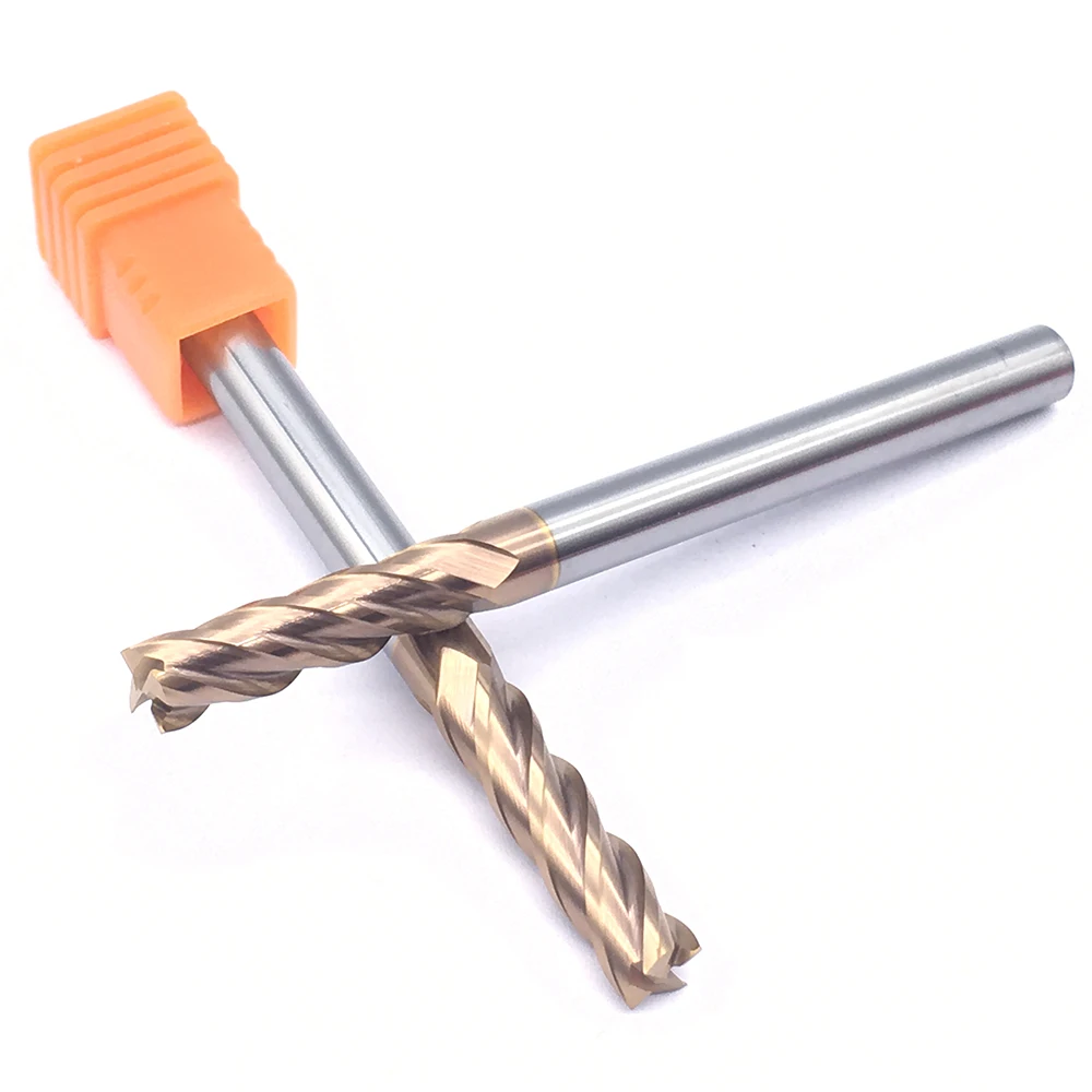 

1PCS HRC60 4F 6.0XD6X75L Tungsten Steel solide CNC Lathe Carbide Endmills Flat Bottom Four Blade End Mill