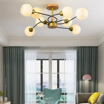 

modern crystal iron luminaire suspendu chandelier ceiling modern led chandelier lamparas de techo bedroom living room decoration