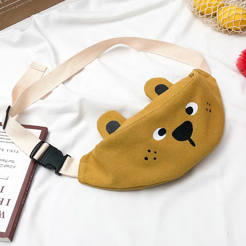Yellow Waist pack Милая Женская поясная сумка, Холщовая Сумка через плечо для отдыха, сумка-банан для девочек, антикражная нагрудная сумка, многофункциональная поясная сумка - Цвет: Yellow Waist pack