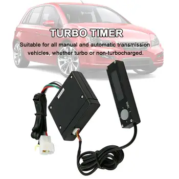 

Car Delayer Turbo Timer Delayer Device Digital LED Display Black Pen Control Relay Unit Universal Car Accessories