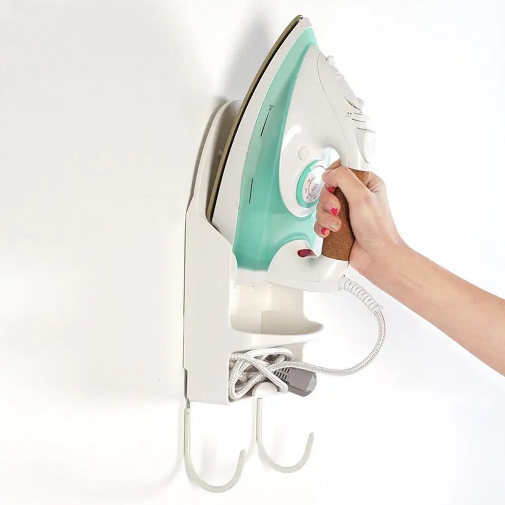 Electric Iron Rack Multifunction Home Dryer Iron Wall Plate Holder Hanger Heat Resistant Iron Shelf Home Storage Holder Dropship