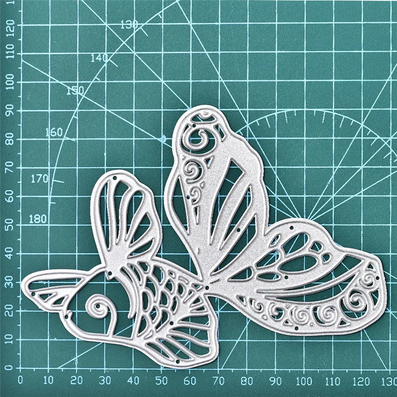 Carp Shape Metal Cutting Dies Scrapbooking DIY Embossing Cards Album Stencil