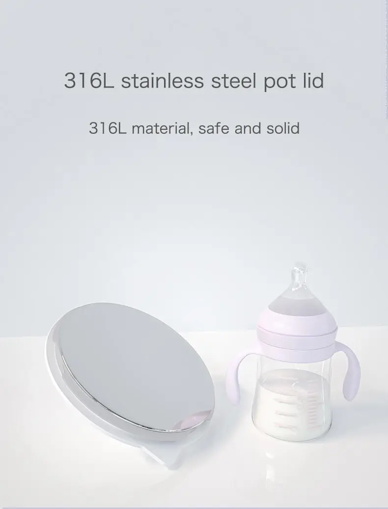 220 В постоянный температурный стеклянный чайник для детского молока Интеллектуальный водный стерилизатор электрический чайник для кормления ребенка водонагреватель