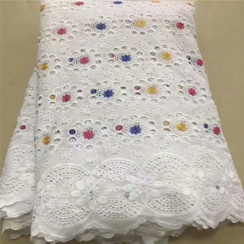 

African Cotton Lace Fabric 2020 High Quality Swiss Voile Lace In Switzerland Embroidery Swiss voile Lace Fabric for woman dress