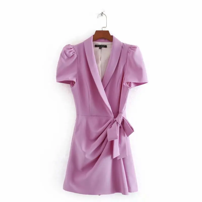 CC65-9623 женское платье vestidos de verano летнее комбинезон с бантом сбоку модный костюм