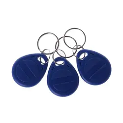 Duplicador de 10 piezas EM4305 T5577, clon de proximidad, insignia, reescritura, copia, 125khz, etiqueta RFID, llavero, anillo de ficha