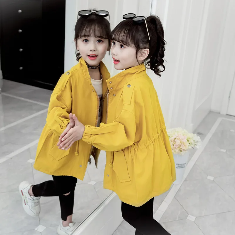 

JMFFY Toddler Kids Girls Long Sleeve Child Jacket Coat Outerwear 2019 Girls Clothing Autumn Spring Christmas Jackets 4-15T Gifts