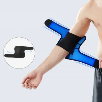 

Compression Elbow Support Brace Pad Injury Aid Strap Adjustable Elbow Guard Wrap Band Elastic Gym Sport Elbow Men