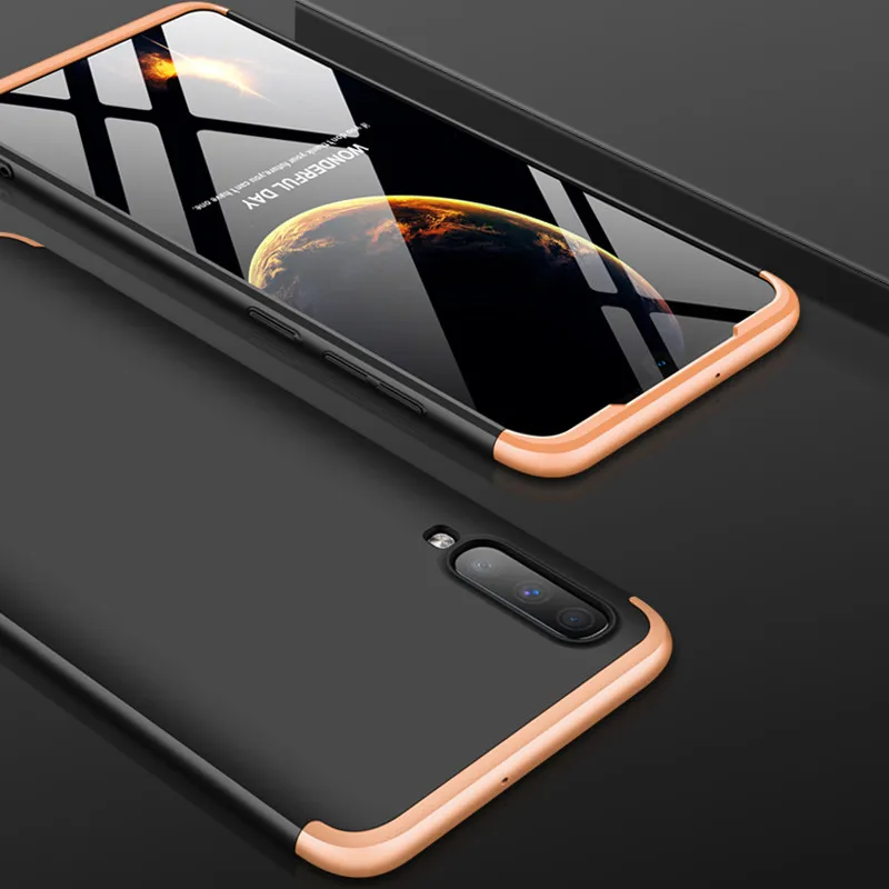 

For Samsung Galaxy A70 A70S 2019 Case 360 Degree Full Cover Shockproof Matte Phone Case for Samsung A70 with Glass Protector
