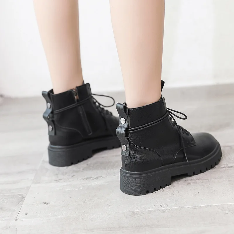 

Martin Boots Children 2019 Autumn New Style Versatile Online Celebrity INS Thin Autumn And Winter Boots British Style plus Velve