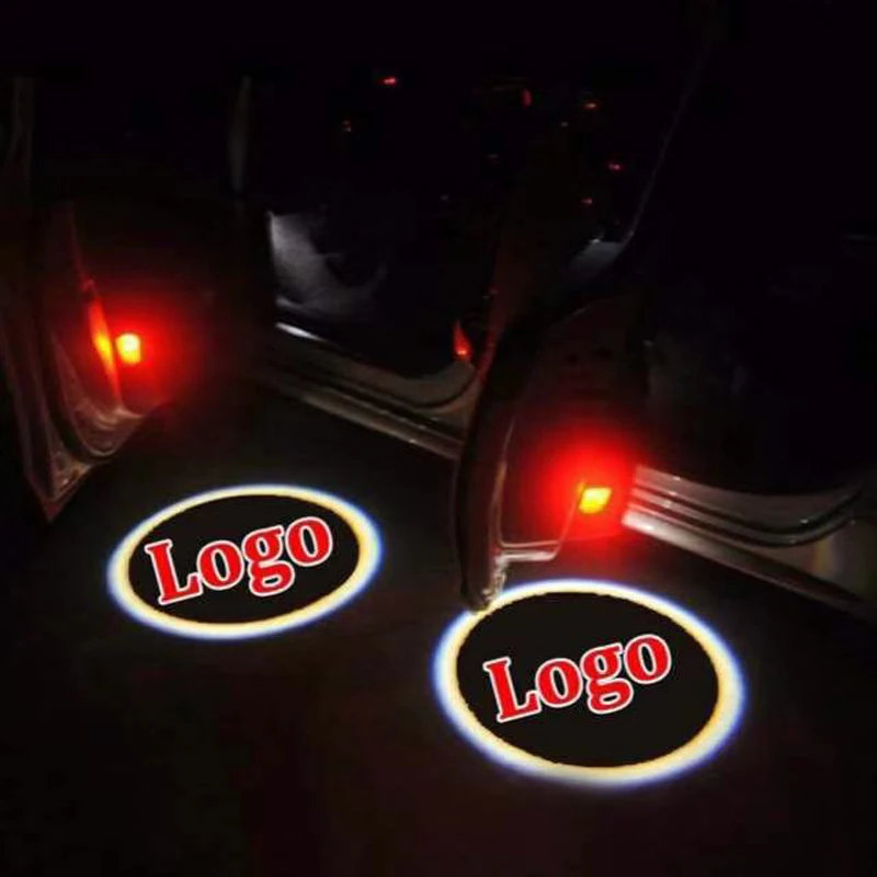 2 двери автомобиля приветственные огни лазерный автомобиль Призрак Тень светодиодный свет GM для Chevrolet Kia Toyota hyundai Honda Ford