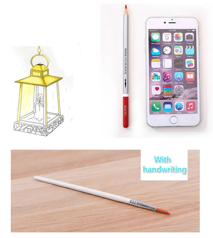 72Colors Safe Non-toxic Indonesia Lead Watercolor Pencils,Watercolor Pencil Art Set,Watercolor, Writing Drawing Art Supplies, 3mm Core (21)