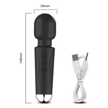 Mini Powerful AV Vibrators for Women Magic Wand Vibrator Female  Clitoris Stimulator Massager Dildo Sex Toys Goods for Adults 18 3