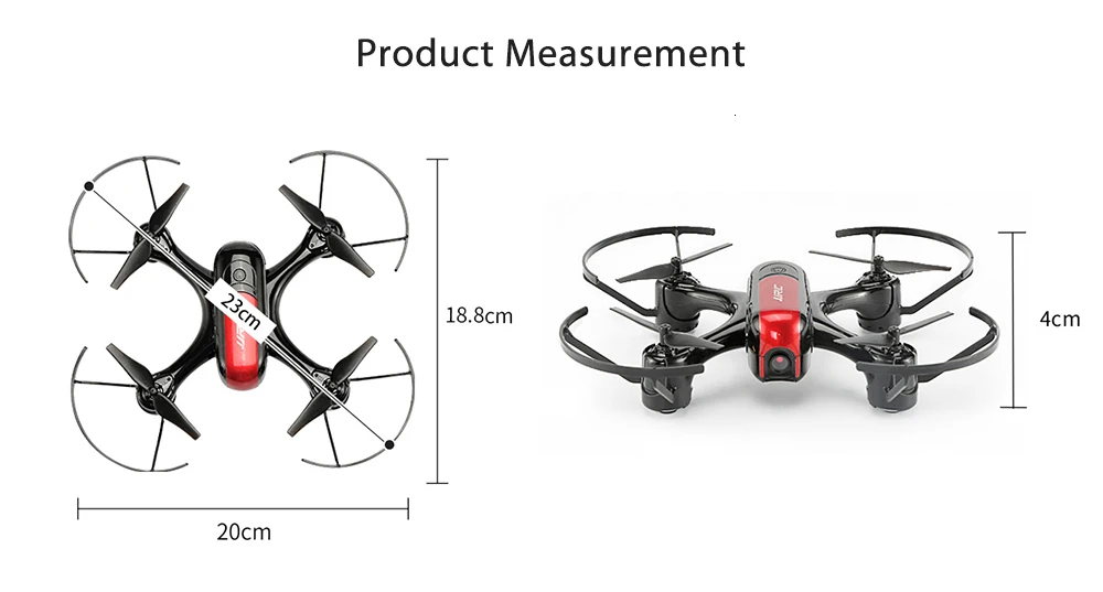 Jjrc H69 Rc вертолеты 5,8g передача изображения Rc дроны Аварийная остановка флип светодиодный светильник регулируемый объектив камеры Дрон игрушки