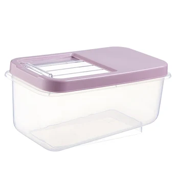 

10Kg Plastic Rice Storage Box Bucket Sealed Moisture-proof Large Capacity Grain Flour Container Kitchen Grain Cereal TB