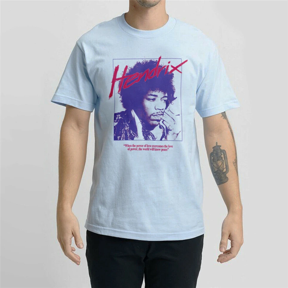 Hendrix футболка музыка рок группа ретро тройник Винтаж Вудсток Американский Топ