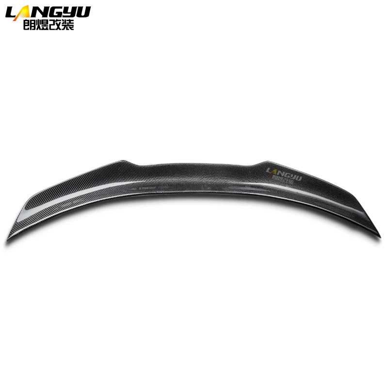 For Ford Mustang GT I-4 V6 V8 GT350 S550 Hennessey Style HPE700 HPE750 Real Carbon Fiber Rear Trunk Spoiler Wing
