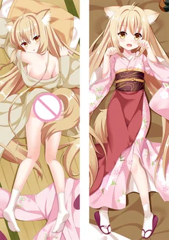 

97036-April Update Japanese Anime Konohana Kitan Yuzu Dakimakura Pillow Case Hugging Body Pillow Cover
