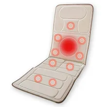 Вибрационный горячий массаж матрас подушка тела Электрический бытовой, многофункциональный, массажный массажер